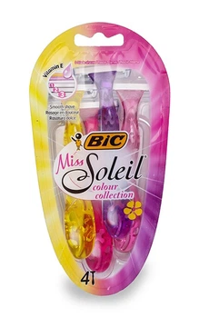 Набор бритв без сменных картриджей BIC Miss Soleil colour collection 4 шт (3086123303843)