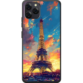 Силиконовый Чехол с Картинкой для Blackview A95 Принт (Париж, Эйфелева Башня) (69817-ysm038)