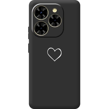 Силиконовый Черный Чехол с Картинкой для Blackview Shark 9 Принт (Сердце) (69874-ysb82)