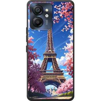 Силиконовый Чехол с Картинкой для Blackview Color 8 Принт (Париж, Эйфелева Башня) (70039-ysm036)