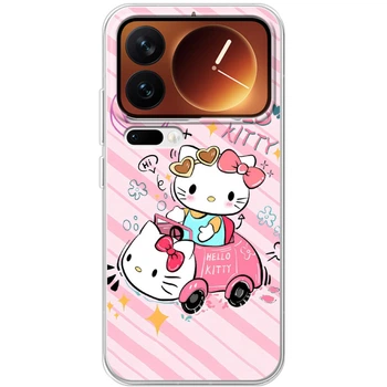 Силиконовый Чехол с Картинкой для Xiaomi 17 Pro Принт (Хеллоу Китти, Hello Kitty) (69726-ysm032)