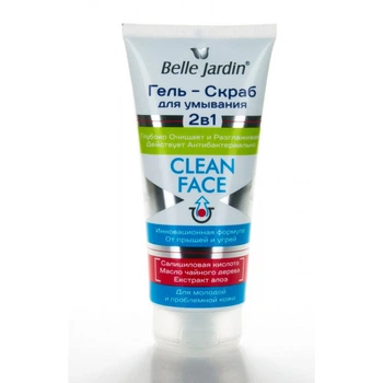 Гель скраб для вмивання Belle Jardin Сlean Face 200 мл ( 5907582900740)