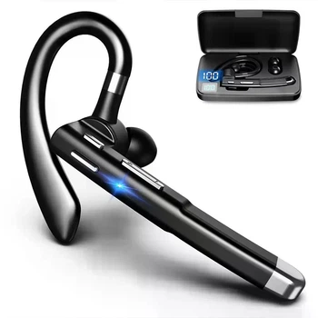 Гарнитура Xicami YYK-520 Bluetooth с кейсом для зарядки черный.
