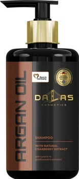 Шампунь для волосся Dalas Cosmetics Profi-Tox з Екстрактом журавлини та Аргановою олією 1 л (4262396141507)