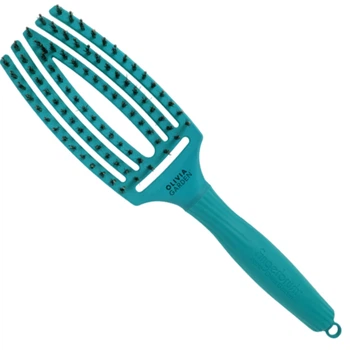 Щітка для волосся OLIVIA GARDEN Finger Brush Care Iconic Boar&Nylon Blue Lagoon