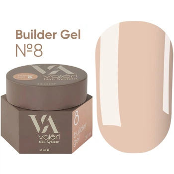 VALERI Builder Gel Моделюючий гель №08, 30 мл