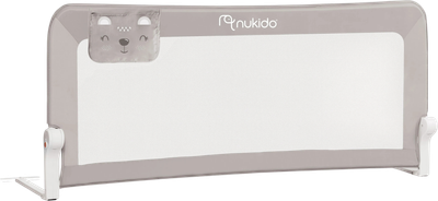 Захисний бар'єр для ліжка Nukido 150 x 66 x 35 см сірий (5903890609931)