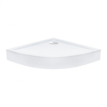 Душевой поддон акриловый угловой Qtap Robin 90x90x12 см + сифон