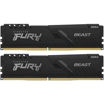 Оперативная память DDR4-2666 32Gb (Kit 2x16) PC4-21300 Kingston Fury Beast Black KF426C16BBK2/32 (7706990)