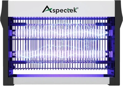 Електричний комахоуловлювач ASPECTEK для приміщень 20 Вт, тиха робота, від мух, молі, засіб від комарів для дому