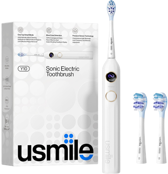 Електрична зубна щітка Usmile Y10 White + Brush Head