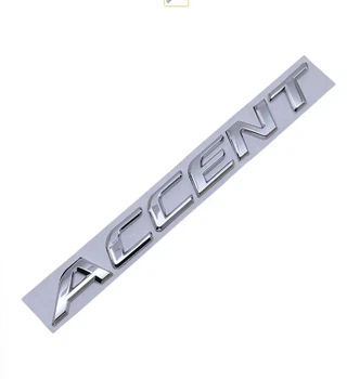 Эмблема LinkNexGen Accent для Hyundai хром 190х17мм металл (на скотче)