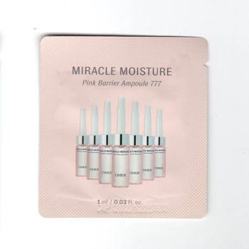 Интенсивно увлажняющая ампула c керамидами O Hui Miracle Moisture Pink Barrier Ampoule 777 пробник 1 мл