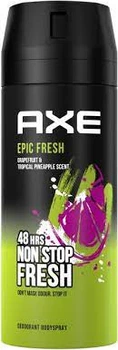Аэрозольный дезодорант AXE Epic Fresh 150 мл (8720182997654)