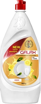Концентрована рідина для миття посуду Galax Лимон 950 мл (4262396142993)