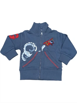 Кофта детская на мальчика Gabbi Полет р.24 (74-80 см) синяя
