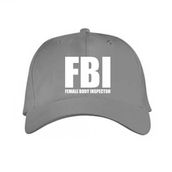 Кепка FBI - Female Body Inspector Сірий