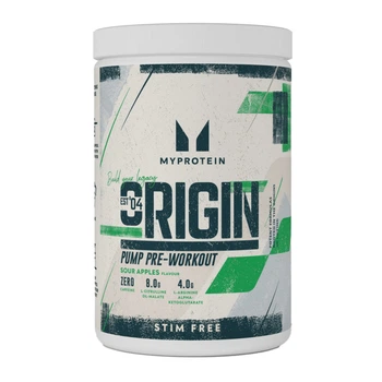Передтренувальний комплекс, Origin Pre Workout Stim-Free Sour - 30 serv Sour Apple