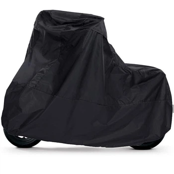 Чехол для мотоцикла моточехол защита от пыли влаги и УФ-лучей SP-Sport FAIR RAIN MS-6829 XL Черный