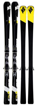 Лижі гірські (комплект) K2 CHARGER+M3 11 TCX LIGHT QKCLK 175см Black/yellow (10D0003.142.1+10C1004.142.1)