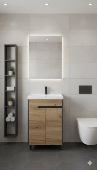 Тумба Vivia Loft Д2 Eko для умывальника Idea-50 (А0060499)