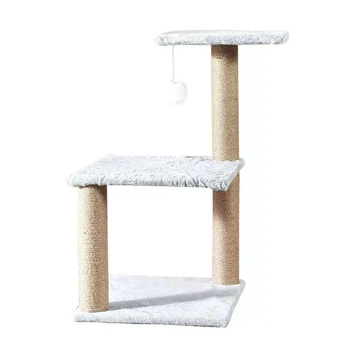 Когтеточка-комплекс для кота Volso R2306 с полочками и домиком устойчивая конструкция
