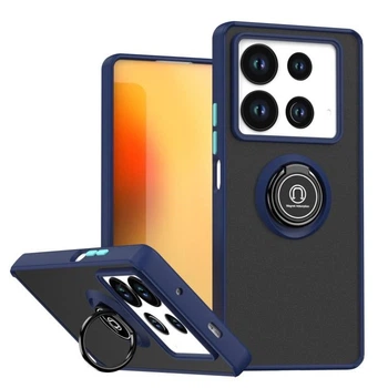 Защитный чехол MatteLuxe Infinix Note 40 Pro (с кольцом) Blue (43391-28)