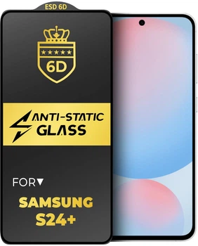 Защитное стекло 6D Anti-Static Samsung Galaxy S24 Plus S926 Glass Shield (43754)