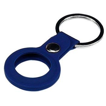 Чехол для Apple AirTag - Silicone Key Ring (Midnight Blue) HC [57207]