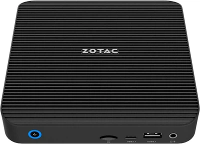 Mini PC Barebone ZOTAC ZBOX CI343 / Intel N100 / 1 x HDMI / 2 x LAN / Wi-Fi 6 / Bluetooth 5.2 / Черный (ZBOX-CI343-BE)