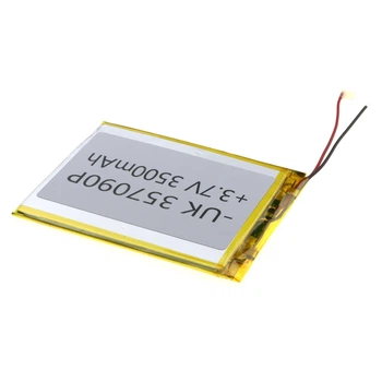 Аккумулятор Model: 357090Р Universal AAA 3500mAh Rated Voltage: 3.7V 92*70*3,2 тип контактів: дроти