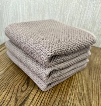 Haбiр кухонних рушникiв ORGANIC 3в1 YourFind 100% бавoвнa MEDIUM 3 шт в НАБОPІ. M'якi, oб'ємні, волoгопоглинaючi, гiпоалергенні