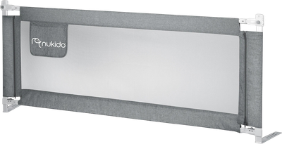 Barierka ochronna do łóżka Nukido NK-227 szara 200 cm (5903890631918)