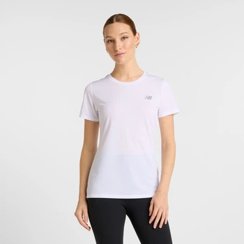 Женская белая футболка New Balance Sport 36 (S) (WT51244WT)