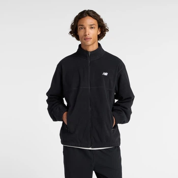 Мужская черная куртка New Balance Polar Fleece Jacket 46 (S) (MJ53507BK)