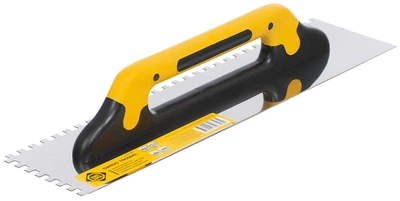 Терка-гладилка зубчаста Forte Tools 40158263 нержавіюча 48 x 13 см (4772013283232)