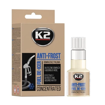 Средство для удаления топливной воды K2 Turbo Anti Frost, 50мл T313