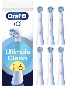 Wymienne końcówki Oral-B iO Ultimate Clean 6 szt Białe