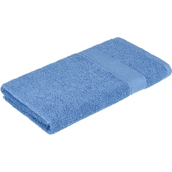 Полотенце Home Line махровое бордюрное (синее) 400 гр/м2, 50х90 см (181797)