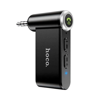 FM-трансмиттер Hoco E58 Bluetooth AUX черный противоударный для автомобилей
