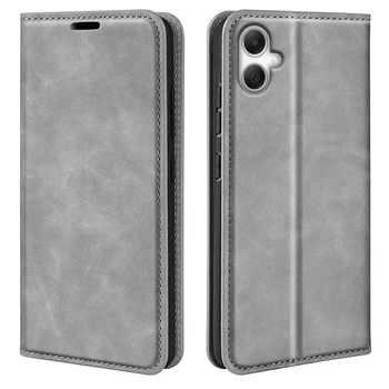 Чехол Taba Retro-Skin для Samsung Galaxy A07 / A075 книжка кожа PU с визитницей серый
