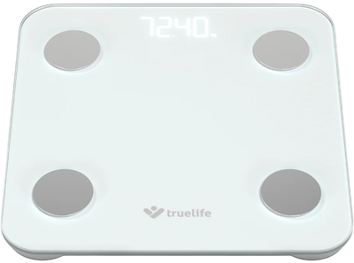 Ваги Truelife FitScale W1 Білі (TLCSMFSW1NNWA)
