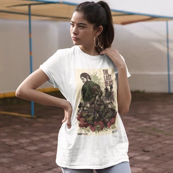 Футболка The Last Of Us (Vintage Poster wht) L білий