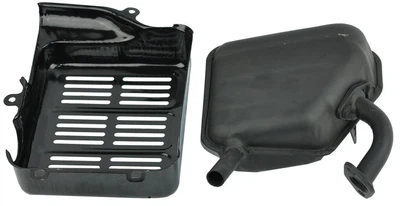Глушитель генератора Honda ELEMAX SH 2900 DX, в сборе (gen498)