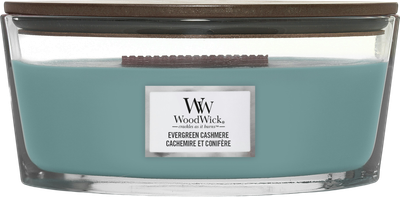 Ароматична свічка Woodwick Evergreen Cashmere з дерев'яним гнотом 453.6 г (5038581155654)