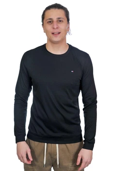 Лонгслів базовий 26-E6064-1 2XL чорний