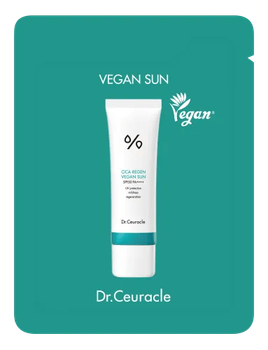 Солнцезащитный веганский крем с центелой Dr. Ceuracle Cica Regen Vegan Sun (8806133615591)