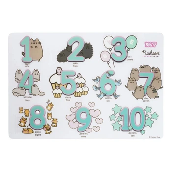 Подкладка для стола с подсказками YES Pusheen 492060 29х42 см
