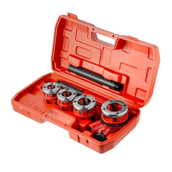 Набор плашек трубных 4 шт. для нарезки резьбы: 1/2", 3/4", 1", 1 1/4" INTERTOOL SD-8004