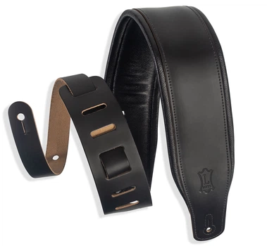 Ремень для гитары LEVY'S M26PD-BLK Amped Leather Series (Black)